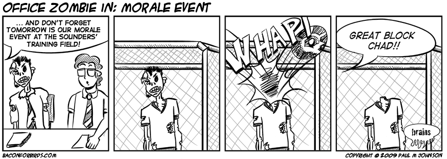 Office Zombie in: Morale Event