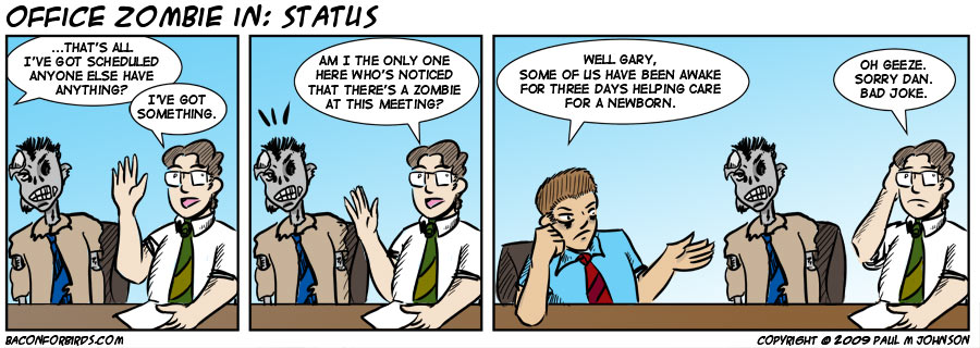Office Zombie In: Status